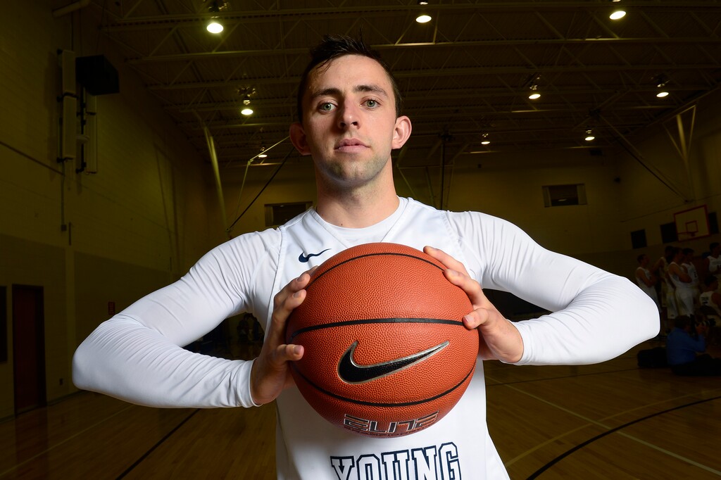 Scott Sommerdorf   |  The Salt Lake TribuneBYU G Nick Emery, at BYU, Wednesday, October 14, 2015.