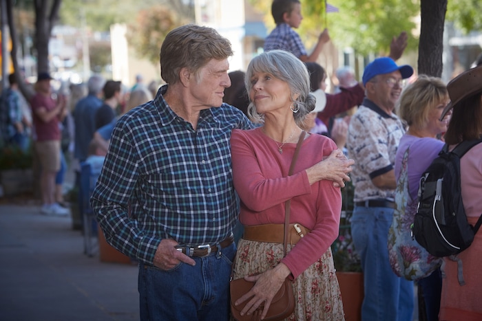 (Lucian Capellaro | Netflix) Robert Redford with Jane Fonda in the 2017 romantic drama "Our Souls At Night."