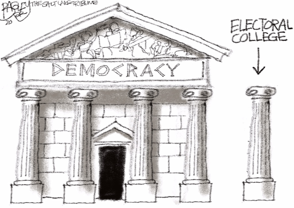 (Pat Bagley | The Salt Lake Tribune)  This cartoon, titled "Useless Things," appears in The Salt Lake Tribune on Tuesday, Nov. 17, 2020.