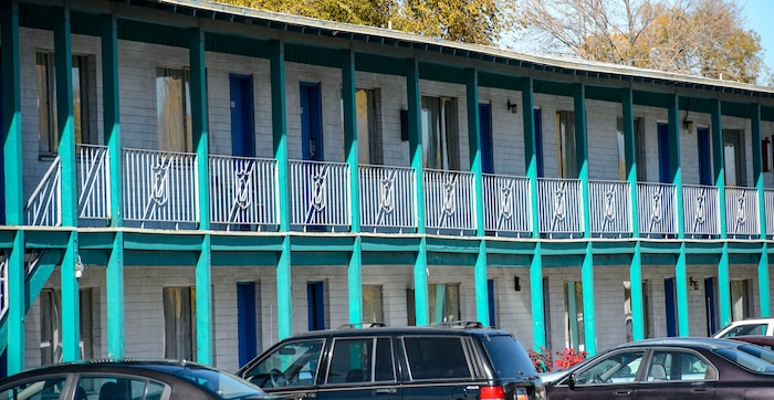 (Steve Griffin  |  The Salt Lake Tribune)   The Overniter Motel at 1500 west North Temple in Salt Lake City Monday October 23, 2017. Salt Lake City's Redevelopment Agency has proposed a $4 million loan to buy the and replace it with a development that includes affordable housing, part of a broader plan to create more than 750 affordable units using $22 million set aside by the City Council. 