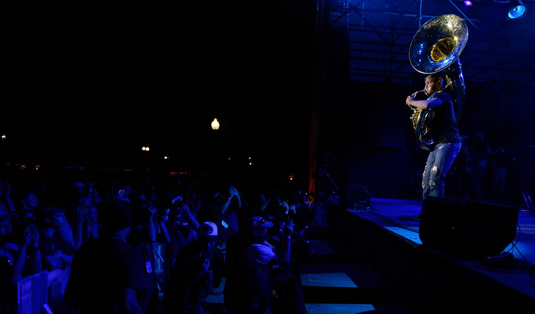 (Francisco Kjolseth  |  The Salt Lake Tribune)  The Roots marks the finale of the 2017 SLC Twilight Concert Series at Pioneer Park on Thursday, Aug. 31, 2017.