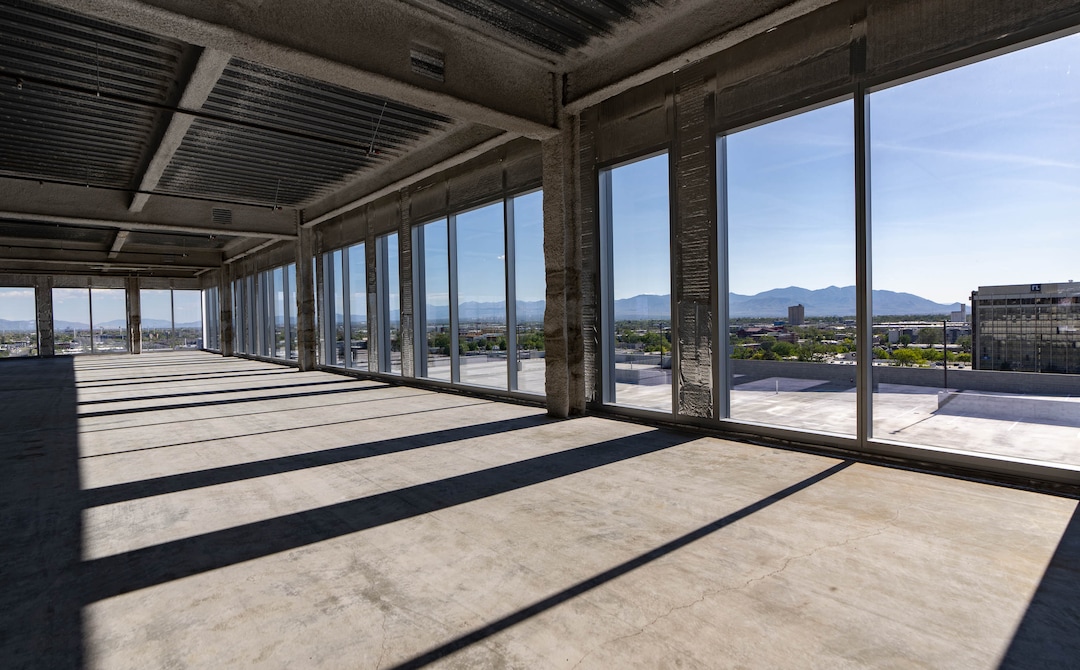 (Francisco Kjolseth | The Salt Lake Tribune) A first look inside the newly opened office tower at 650 Main Street in Salt Lake City on Tuesday, May 24, 2022.