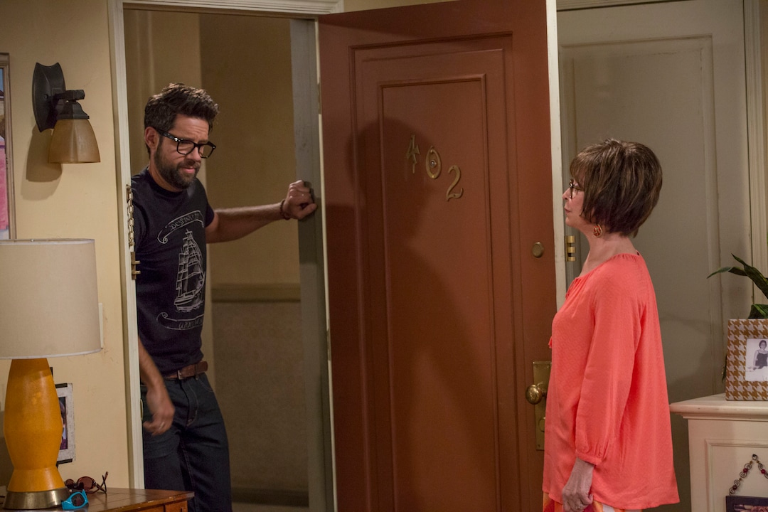 Todd Grinnell and Rita Moreno star in “One Day at a Time.”Photo: Michael Yarish/Netflix