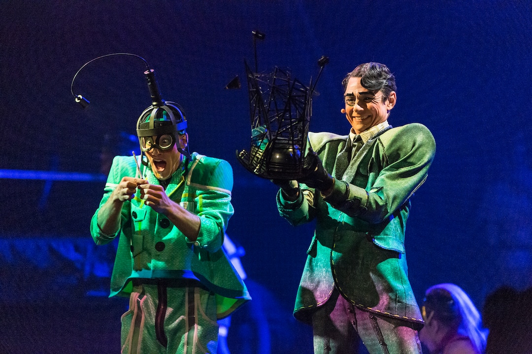 (Marie-Andrée Lemire  |  courtesy of Cirque du Soleil) Comic performers are among the acts in Cirque du Soleil's show "Bazzar," which will play in a tent in the parking lot of the Maverik Center in West Valley City, from May 24 to July 5, 2020.