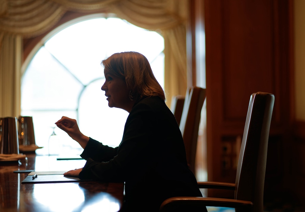 (Francisco Kjolseth  | The Salt Lake Tribune) The EU's ambassador to the U.S., Jovita Neliupšienė, sits down for an interview in Salt Lake City on Friday, April 11, 2025.