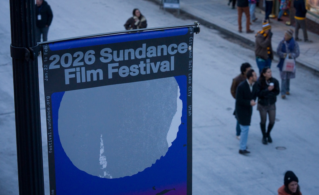 (Bethany Baker  |  The Salt Lake Tribune) People walk along Main Street during the final Sundance Film Festival in Park City on Saturday, Jan. 24, 2026.
