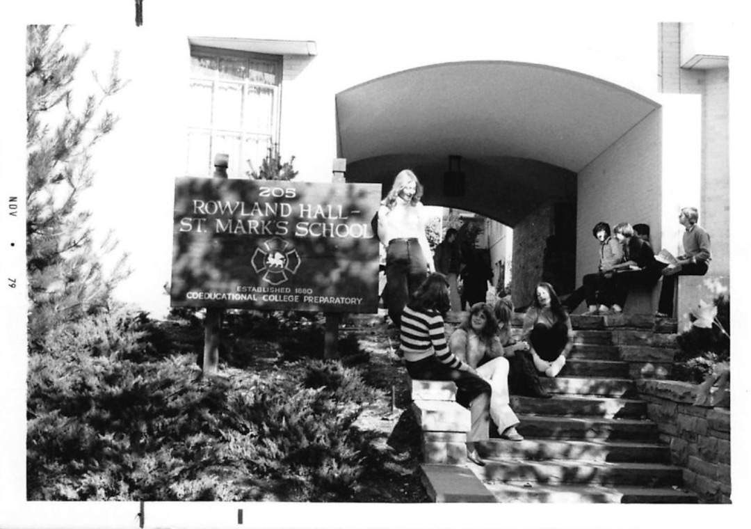 (Courtesy of Rowland Hall)  Earth Day, on campus, 1979.