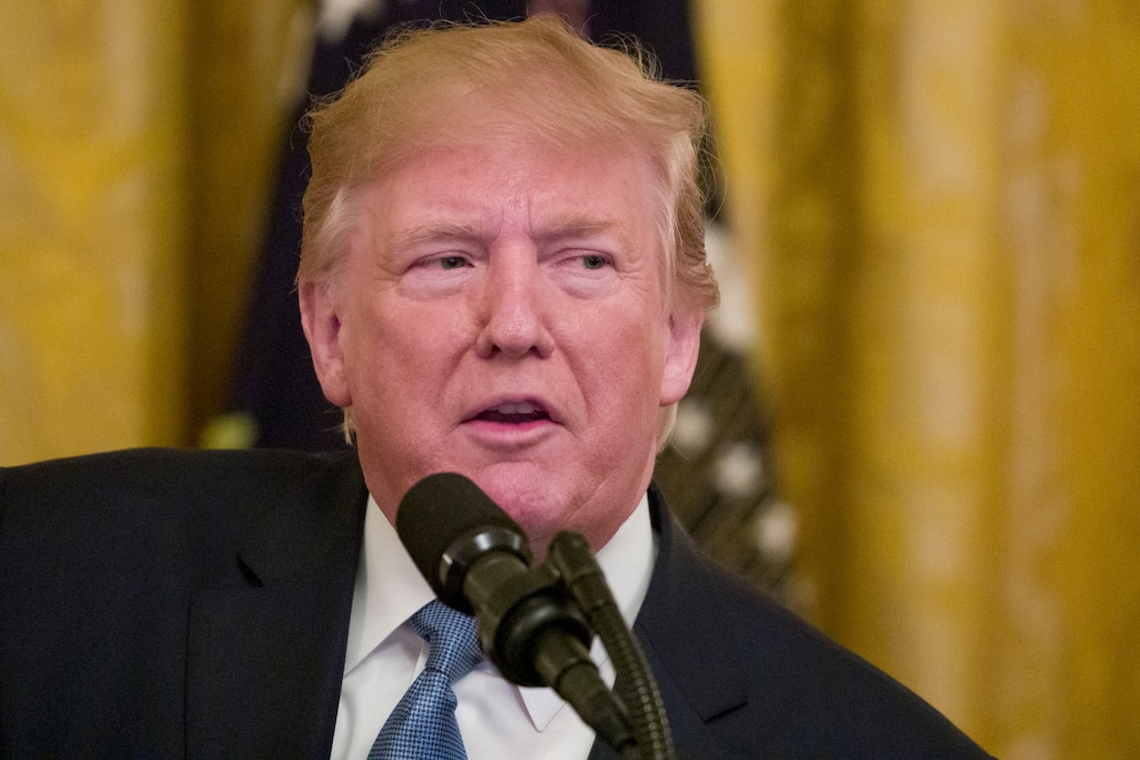 (Alex Brando | AP file photo) President Donald Trump speaks during an event about the environment in the East Room of the White House, in Washington on July 8, 2019. A federal appeals court says Trump can't ban critics from his Twitter account. The 2nd U.S. Circuit Court of Appeals in Manhattan ruled Tuesday, July 9, 2019. A three-judge panel agreed with a lower court judge who said Trump violates the First Amendment when he blocks critics.