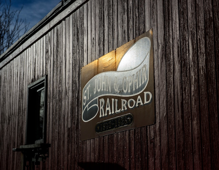 (Steve Griffin  |  The Salt Lake Tribune) Late-fall scenes in the Tooele County town of Ophir on Wednesday, Nov. 22, 2017.