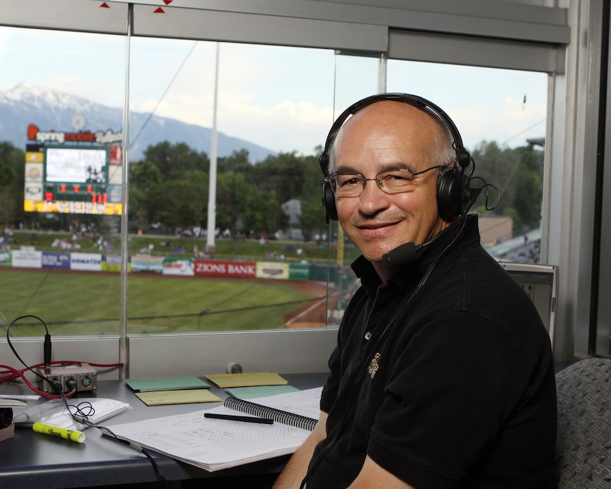 (Salt Lake Bees) Steve Klauke, seen here in 2009, was the longtime play-by-play announcer for the Salt Lake Bees, calling baseball games for 29 seasons before his retirement in 2023. He died in June 2024, after being hit while walking across an intersection in Sandy. He was 69.