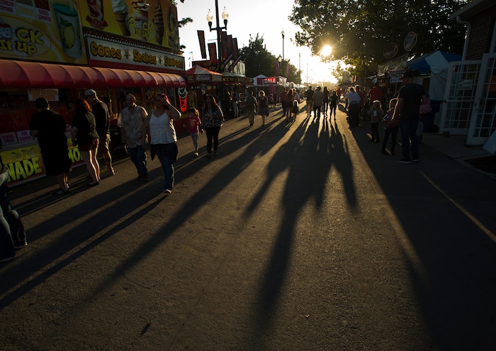 (Rick Egan  |  The Salt Lake Tribune)   The Utah State Fair in the late afternoon,  Monday, September 11, 2017.


