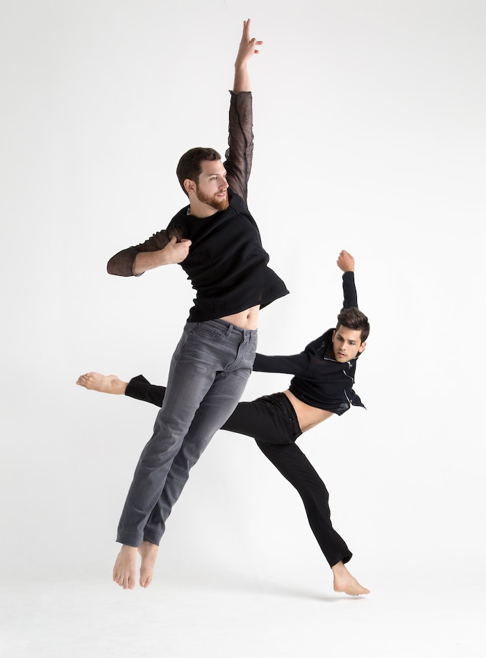 (Courtesy Erin Baiano) Hollis Bartlett and Alex Springer in Doug Varone and Dancers' "Folded."