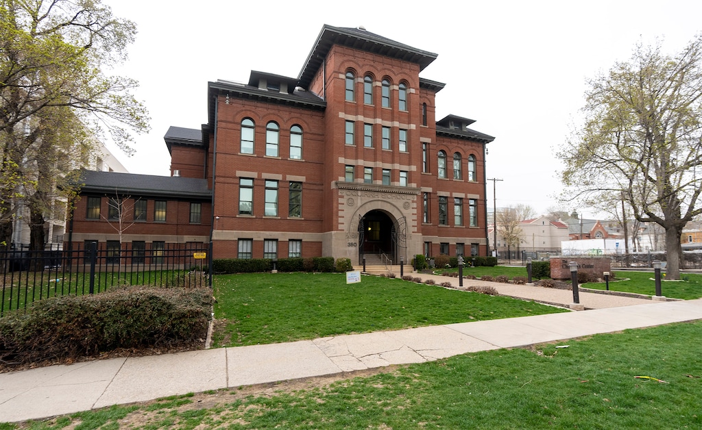 (Rick Egan | The Salt Lake Tribune) Salt Lake School for the Performing Arts is located in the former Oquirrh School Building on 400 East, where it has signed a long-term lease it is struggling to afford.