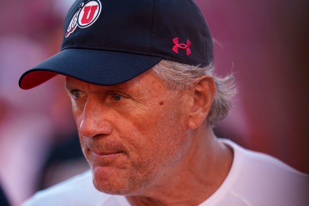 (Trent Nelson | The Salt Lake Tribune) Kyle Whittingham before a game in 2024. The longtime Utah coach faces one of his biggest decisions after deciding to leave the program after the 2025 season.