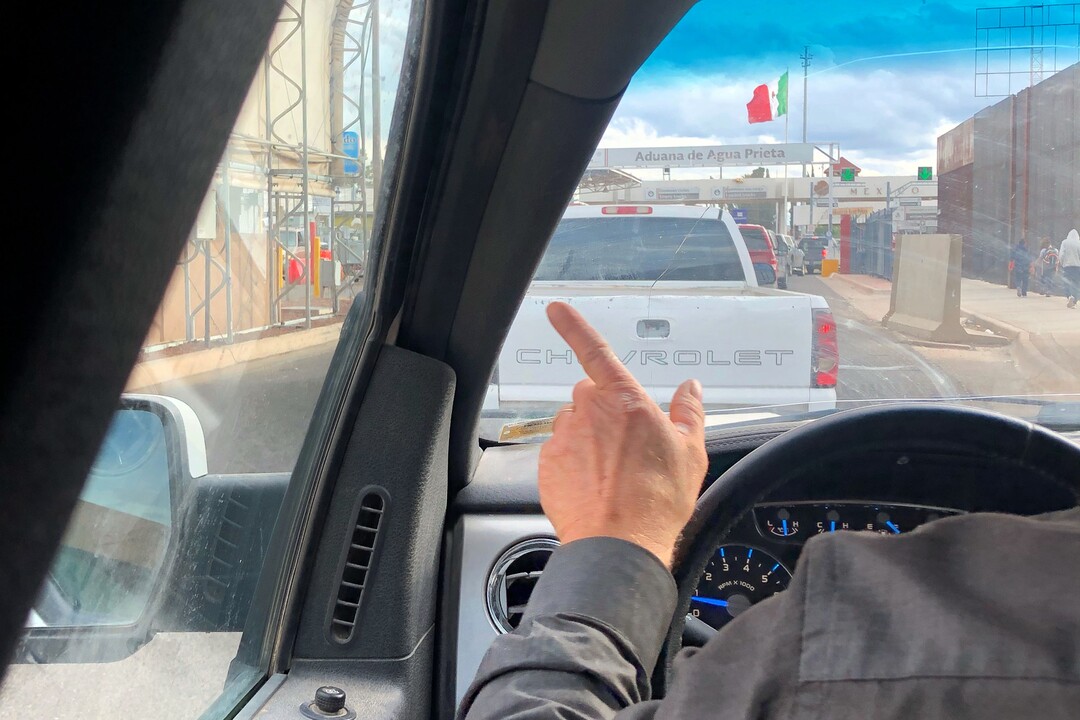 (Trent Nelson |  The Salt Lake Tribune) Family members of those slain in a recent attack in Sonora cross the border into Mexico on Wednesday, November 6, 2019, as they make their way to funerals planned for tomorrow.