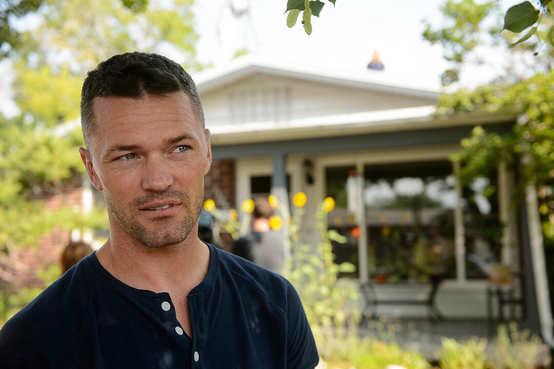 (Trent Nelson  |  The Salt Lake Tribune)  Ray Searles talks about the solar panels he and his wife Erin installed on their Rose Park home, Friday August 4, 2017. Rocky Mountain Power has proposed a new rate schedule for customers with solar panels. The proposal would disproportionately impact low- and moderate-income households while giving wealthier households a break.