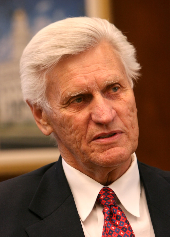 (Leah Hogsten  |  Tribune File Photo)  Glenn Pace, seen here in 2009, talks about his experiences during a trip to Ethiopia in 1985 to donate money to the efforts to help the people affected by the drought there. A Mormon general authority who oversaw the LDS Church’s welfare services, Pace died May 16, 2017. He was 77.