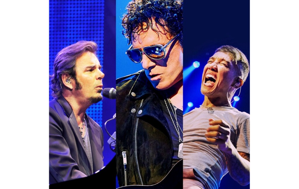 (America's Freedom Festival at Provo) The legendary rock band Journey — the core of which consists of, from left, keyboardist Jonathan Cain, guitarist Neal Schon and singer Arnel Pineda — are scheduled to perform at the Maverik Center in West Valley City, on March 15, 2024.