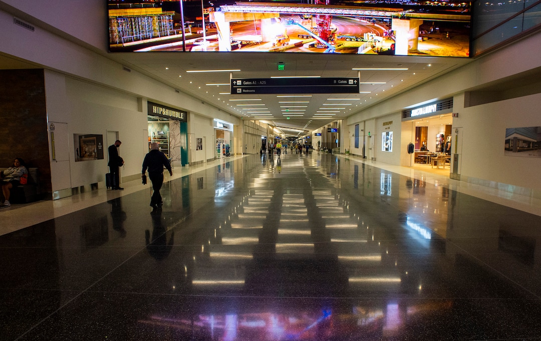 (Rick Egan  |  The Salt Lake Tribune)   The new terminal at the Salt Lake City International Airport on Tuesday, Sept. 15, 2020.