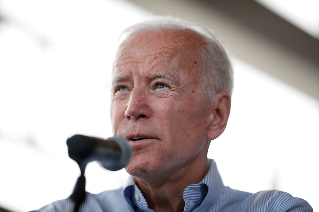 Democratic presidential candidate former Vice President Joe Biden speaks during a town hall meeting Tuesday, June 11, 2019, in Ottumwa, Iowa. (AP Photo/Matthew Putney)