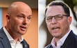 (The Salt Lake Tribune; The New York Times) Utah Gov. Spencer Cox, left, and Pennsylvania Gov. Josh Shapiro.