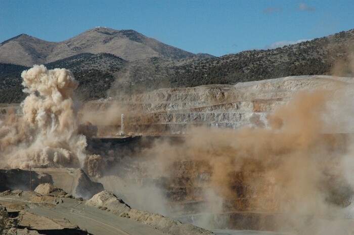 (Courtesy Photo | Utah Museum of Fine Arts) A still from Artist Lucy Raven’s photographic animation video, called China Town, which follows the path of copper ore from an open pit mine in Nevada to China.