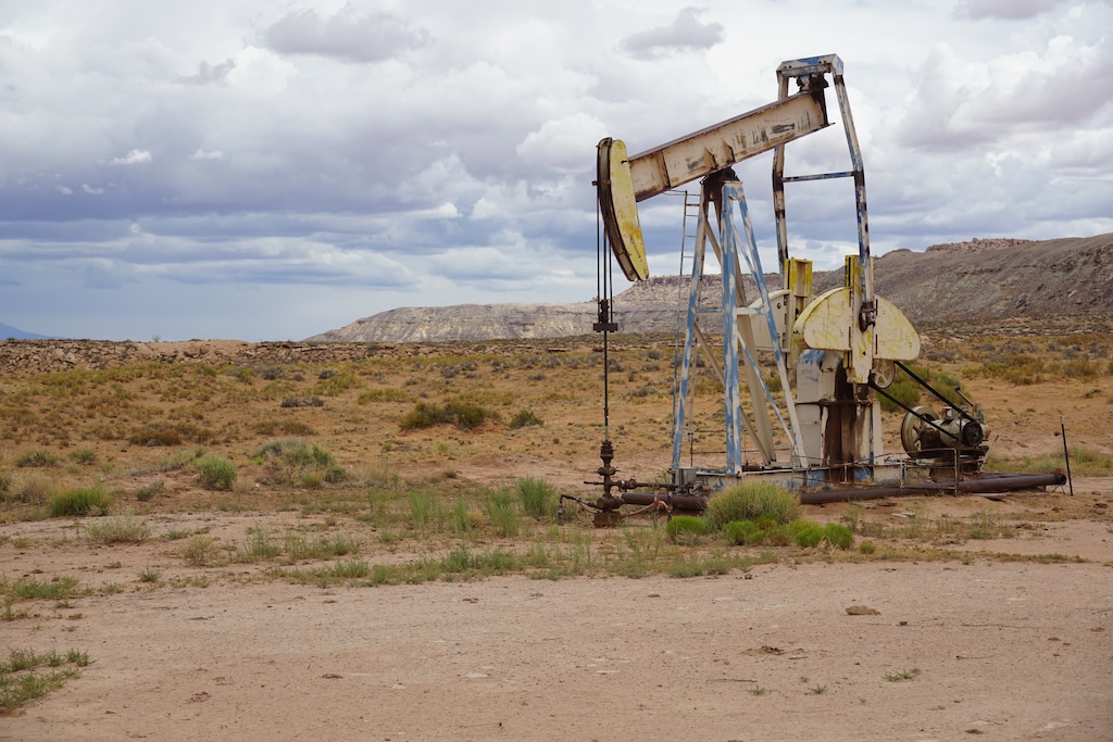 (Zak Podmore | The Salt Lake Tribune) An oil well on federal land outside Bluff.