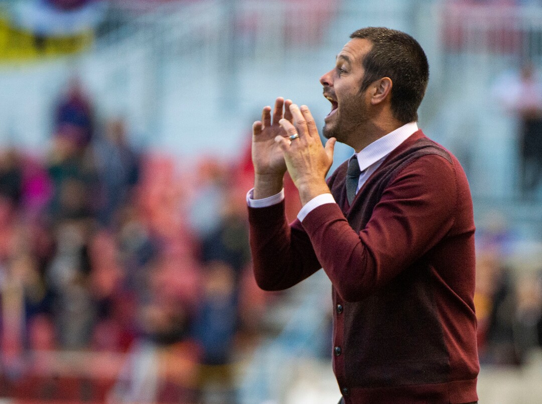 (Rick Egan  |  The Salt Lake Tribune).  Real Salt Lake head coach Mike Petke shouts instructions to his players, during MLS soccer action between Real Salt Lake and Atlanta United at Rio Tinto Stadium in Sandy, Friday, May 24, 2019.