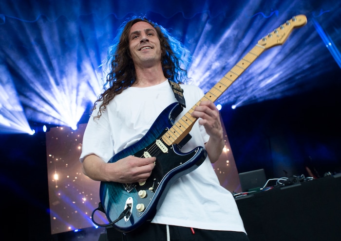 (Rick Egan  |  The Salt Lake Tribune)     Hippie Sabotage performs at the twilight concert series, at the Gallivan Center, Saturday, July 20, 2019.