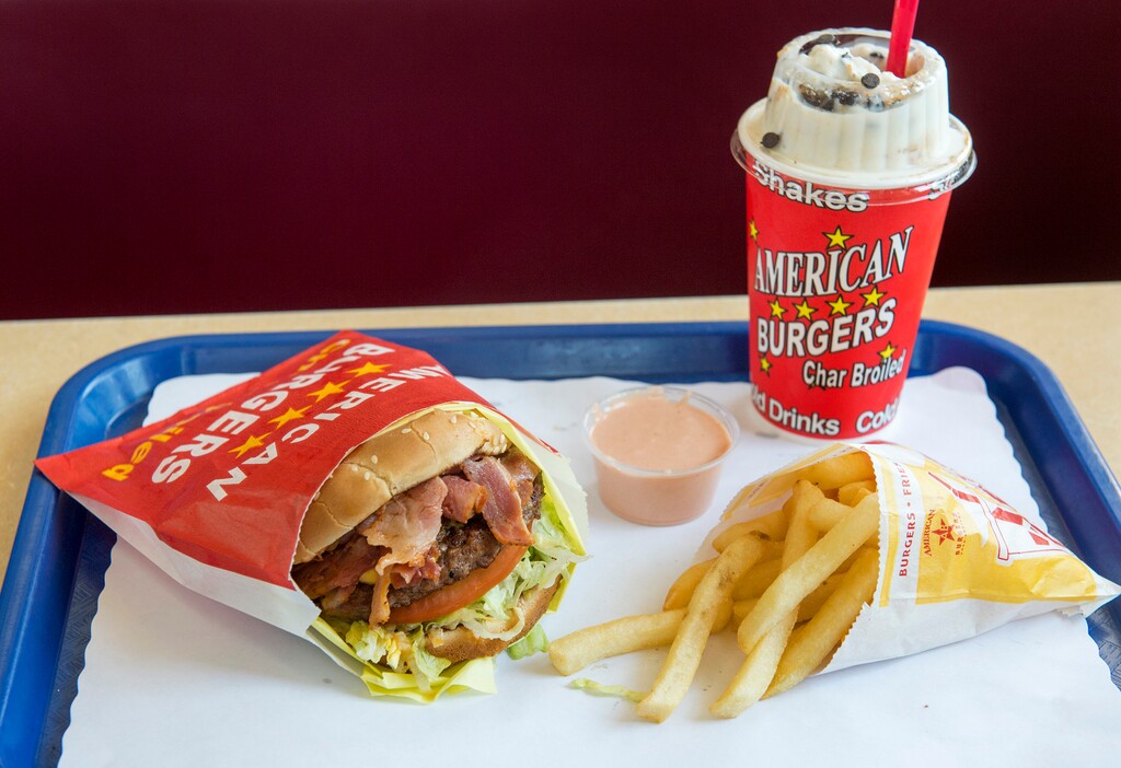 (Rick Egan  |  Tribune file photo) Pastrami burger, shakes and french fries at American Burgers on Main Street in Tooele. Tribune readers voted American Burgers as their favorite restaurant in Tooele County. Wednesday, August 19, 2015.