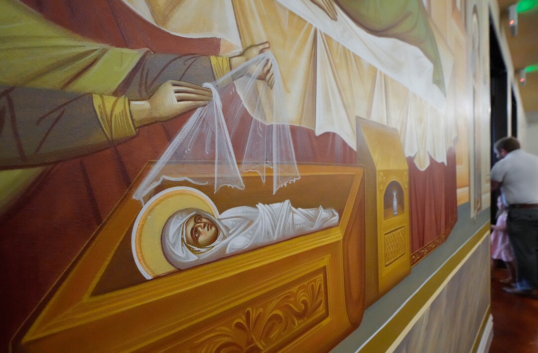 (Francisco Kjolseth  |  The Salt Lake Tribune) St. Anna Greek Orthodox Church in Sandy opens for services on Saturday, July 13, 2024, in their new church that was transformed from a garden center into a sacred sanctuary.