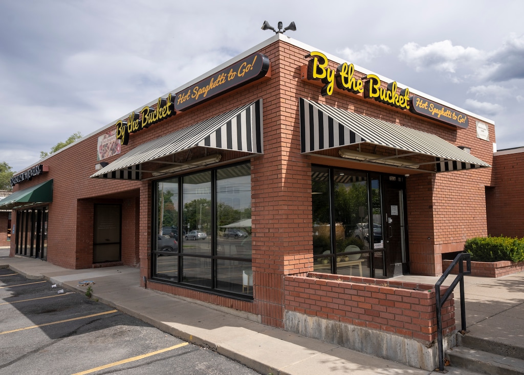 (Rick Egan | The Salt Lake Tribune) By the Bucket on 700 East and 2100 South In Salt Lake City, on Monday, Sept. 16, 2024.