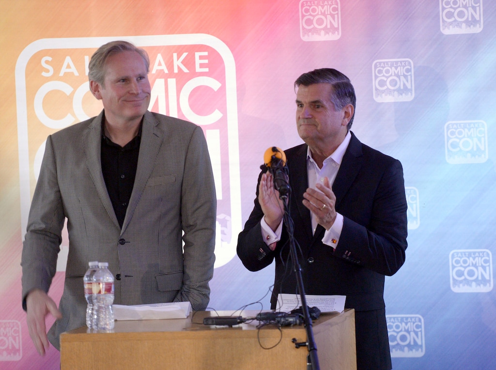 Al Hartmann | The Salt Lake Tribune) Salt Lake Comic Con cofounders-producers Dan Farr, left, and Brian Brandenburg