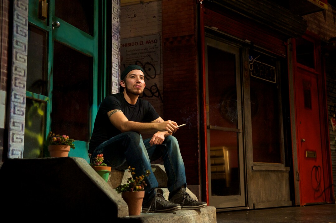 (Courtesy Pioneer Theatre Company)  Joseph Morales as of Usnavi, a role Lin-Manuel originated, in Pioneer Theatre Company's 2012 regional premiere of Miranda's Tony Award winning "In The Heights."