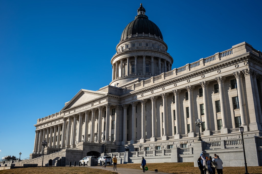 (Trent Nelson  |  The Salt Lake Tribune) The Utah Capitol in Salt Lake City on Thursday, Feb. 22, 2024.