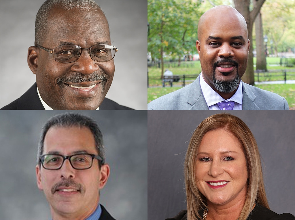 (Photos courtesy of the University of Utah) Clockwise from top left, Lewis Eakins, Marlon Lynch, Gloria Graham and Peter Agnesi.