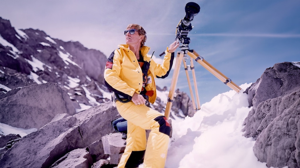 (Contributed)
Gary Nate sets up his camera to film a segment for a Warren Miller Entertainment film. Nate's work is featured in a ski film being produced by his son, Colby Nate. The film, "Will Work 4 Food," will premiere Friday, Oct. 16, 2026 at Snowbasin Resort.