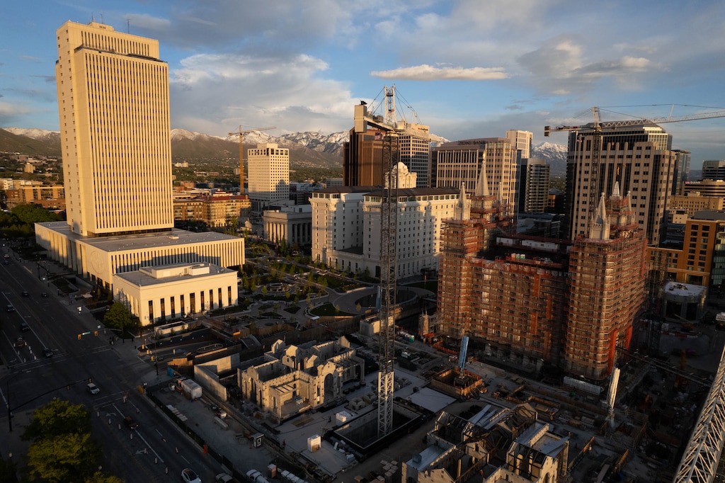 (Francisco Kjolseth | The Salt Lake Tribune) The Church of Jesus Christ of Latter-day Saints, headquartered at Temple Square in downtown Salt Lake City, works with content creators on videos and other online messaging.