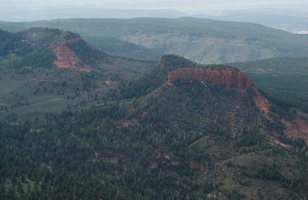 Francisco Kjolseth | The Salt Lake TribuneThe two buttes that make up the namesake for the Bears Ears National Monument reveal the vast landscape surrounding them as part of the 1.35 million acres in southeastern Utah protected by President Barack Obama on Dec. 28, 2016. Utah Republicans in Congress are advocating for Trump to jettison UtahÕs national monument designation. 