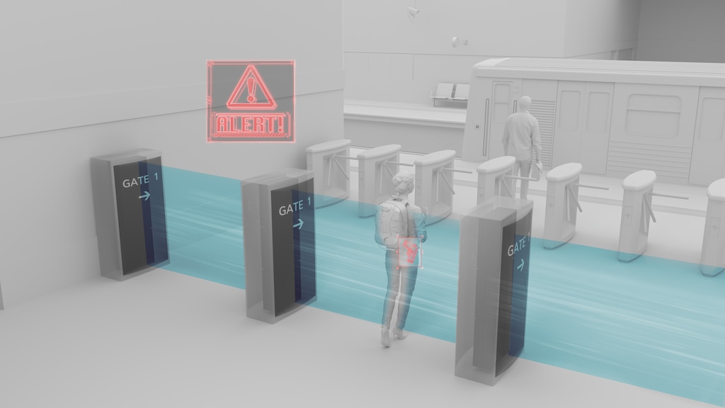 (Courtesy of Liberty Defense) Utah Attorney General Sean Reyes has signed an agreement to help test a new commercial product called HEXWAVE that is marketed as a way to identify weapons, both metallic and non-metallic, on people at crowded places, such as sporting events, concerts, schools and even churches.