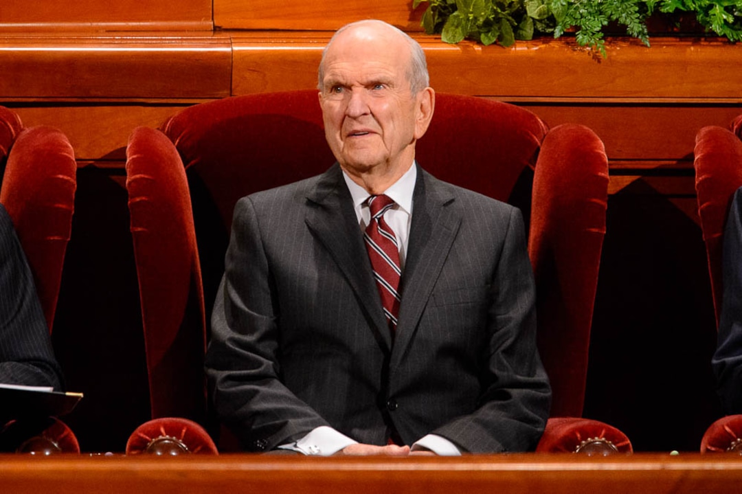 (Trent Nelson | The Salt Lake Tribune)  President Russell M. Nelson at the General Conference of The Church of Jesus Christ of Latter-day Saints in Salt Lake City, Saturday Oct. 6, 2018.