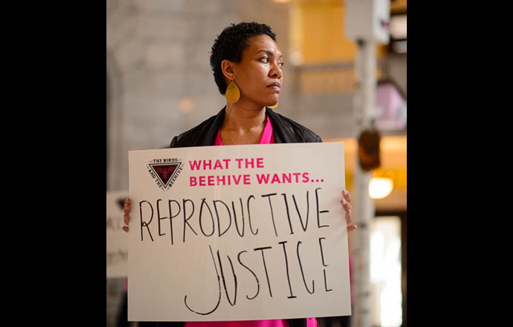 (Trent Nelson | The Salt Lake Tribune file photo) Liz Owens joined other supporters of Planned Parenthood Association of Utah at a silent protest in the Utah Capitol rotunda on March 1, 2019. YWCA Utah on Thursday announced Owens, “a longtime social justice advocate,” has been chosen as the nonprofit’s new chief executive officer.