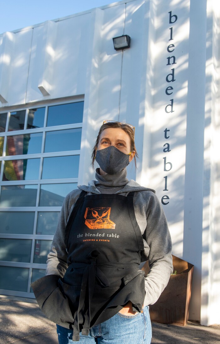 (Rick Egan | The Salt Lake Tribune) Emery Lortsher, co-owner The Blended Table, on Wednesday, Dec. 2, 2020.