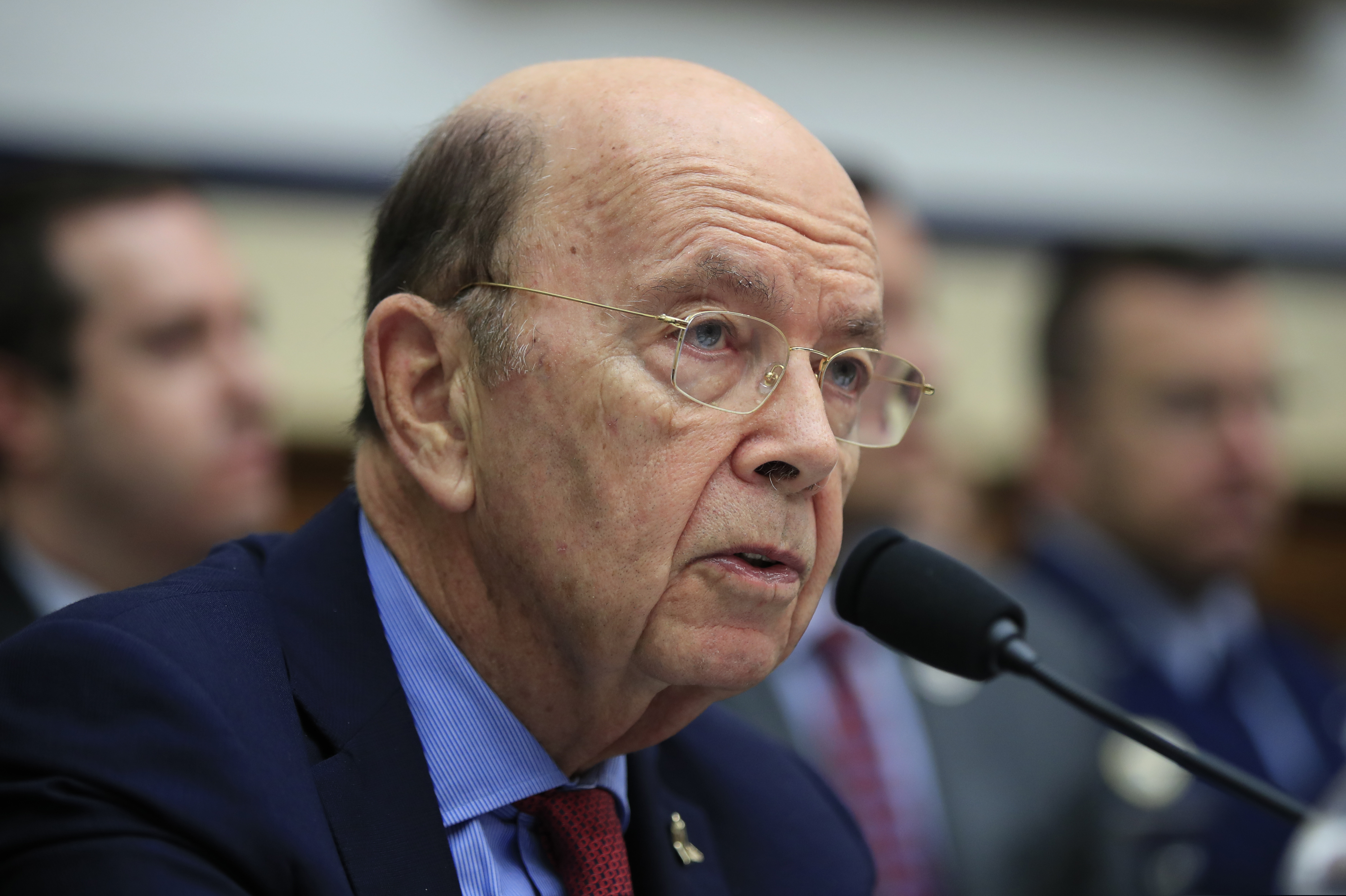 FILE - In this June 22, 2018, file photo, Commerce Secretary Wilbur Ross, testifies on Capitol Hill in Washington. Ross, one of the richest people in President Donald Trump’s Cabinet, is questioning why furloughed federal workers are reluctant to take out loans to get through the government shutdown. (AP Photo/Manuel Balce Ceneta, File)