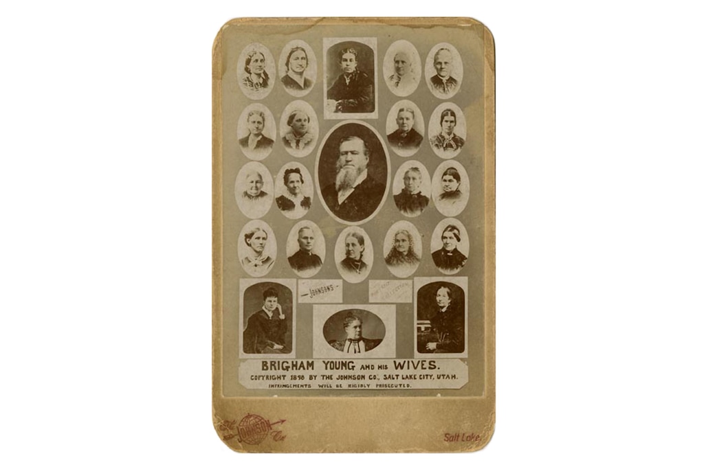 (Photo courtesy of the Utah State Historical Society) This photo of Brigham Young is from 1898.