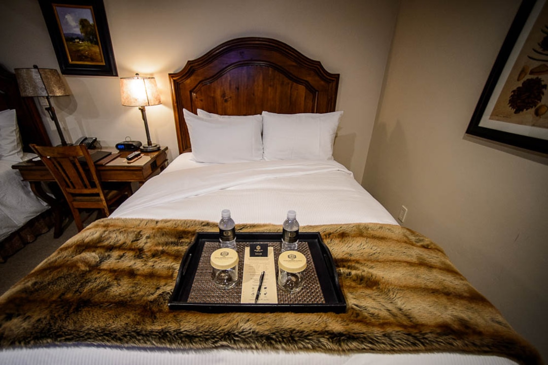 (Trent Nelson | The Salt Lake Tribune)Turndown service at the Stein Eriksen Lodge in Park City on Thursday Dec. 20, 2018. The Forbes Travel Guide recently named Utah's Stein Eriksen Lodge as one of the most "Luxurious Hotels in the World."