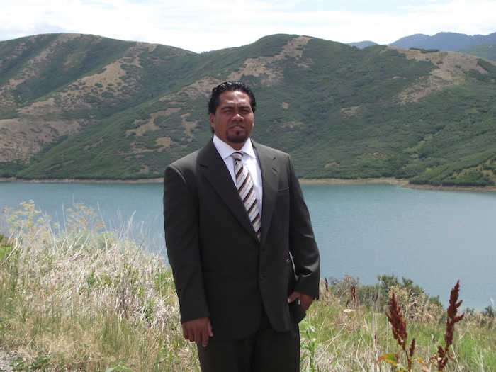 (Photo courtesy Sauelelee Manusina)  Aufanua Manusina was deported to Samoa on Tuesday after being detained in Cache County jail for three weeks.