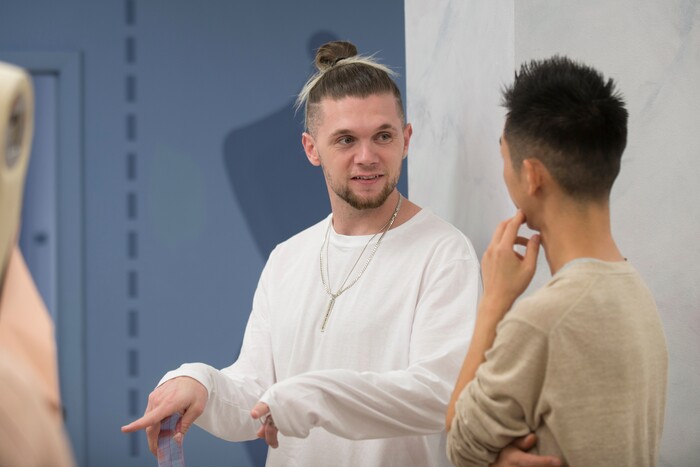 (Photo courtesy of Barbara Nitke/Lifetime) Murray native Brandon Kee and Kentaro Kameyama have become the closest of friends competing on “Project Runway.”