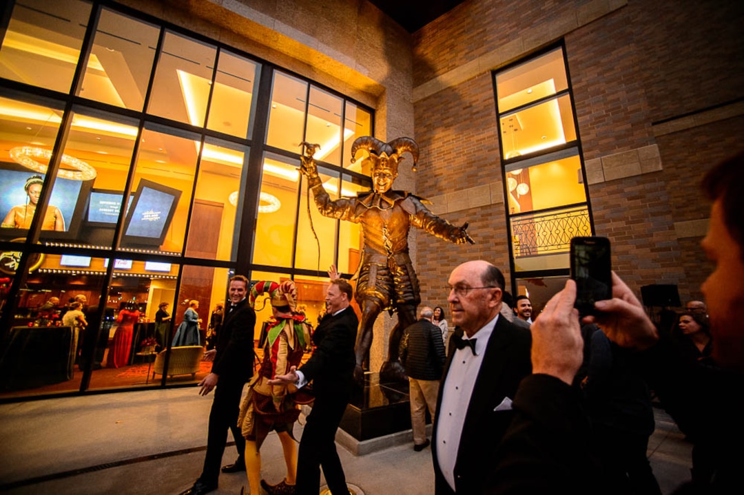 (Trent Nelson | The Salt Lake Tribune)  Sandy's Hale Centre Theatre opened with a gala Thursday November 16, 2017.