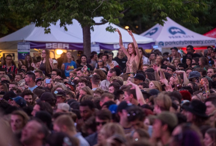 (Rick Egan  |  The Salt Lake Tribune)     Hippie Sabotage performs at the twilight concert series, at the Gallivan Center, Saturday, July 20, 2019.
